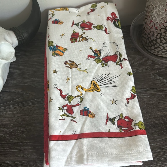 The grinch set of 3 kitchen towels - Picture 2 of 3